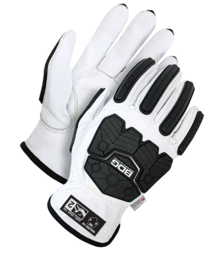 Driver's Gloves Black/Gray, Large