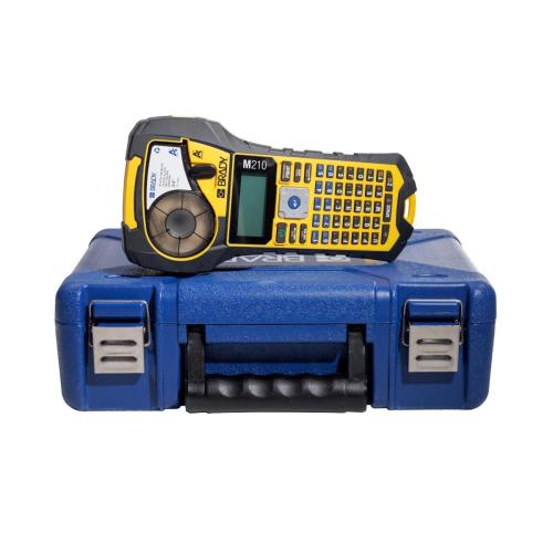 M210 Label Maker, 0.75 in W Tape, 6 - 40 pt Font