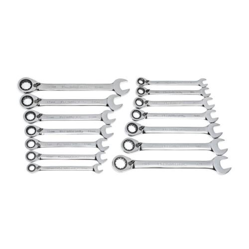 14 Piece SAE/Metric Wrench Set