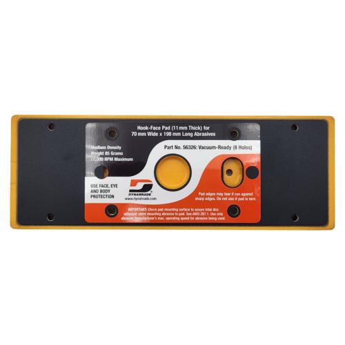 2-2/3" x 7-3/4" Disc Pad, Hook-Face, Short Nap