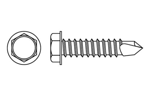 10x1/2" Self Drilling Screws