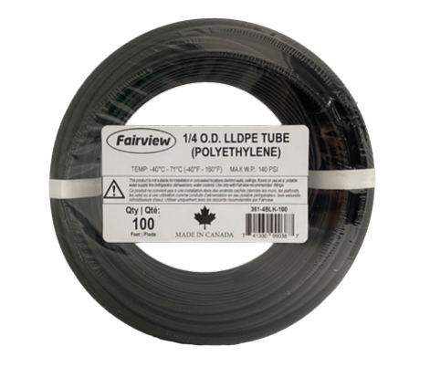 Polyethylene Tubing Low Density 1/4"