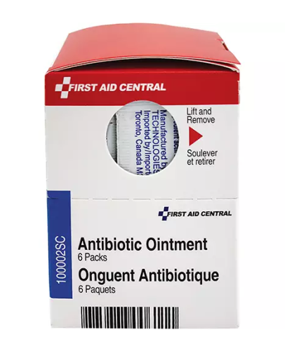 ANTIBIOTIC OINTMENT, 6 PER BOX