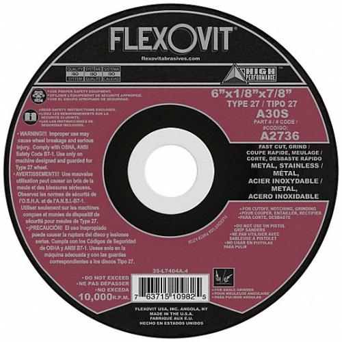 6x1/8x7/8 Depressed Center Combination Wheel A30S