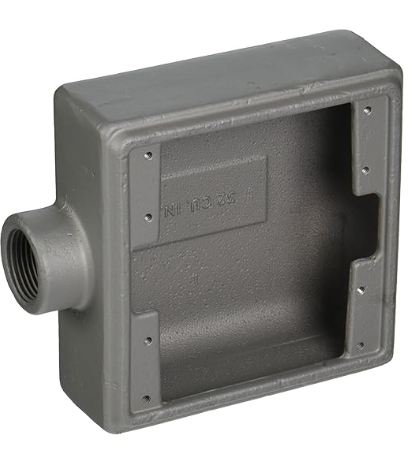 TYPE FS BOX 2-GANG 3/4"