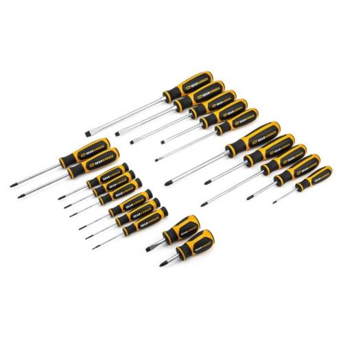Screwdriver Set, 20 Pieces, Alloy Steel, Black Oxide
