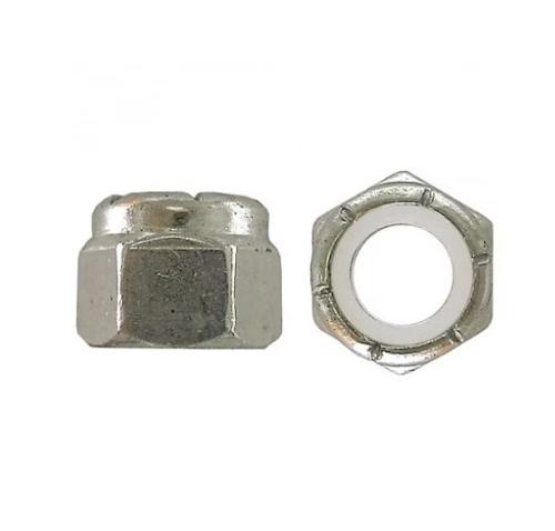 1/4 Nylock Nuts UNC PLTD