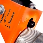 Lock-in-Place Feeding Sheaves, 8000 lb Capacity, 15 in L