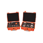 Gear Punch Knockout Kit 10 ga Stainless Steel Capacity, 1/2 to 4 in Conduit/Pipe