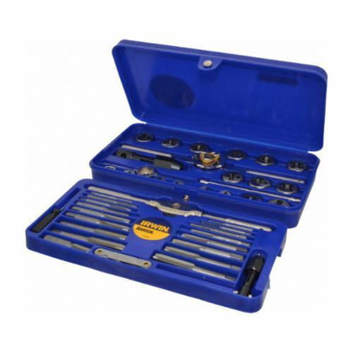Combination Tap and Die Set, 41 Pieces, #4-40 to 1/2-20 Tap Thread