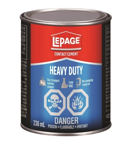 Heavy-Duty Contact Cement, 236 ml, Tan