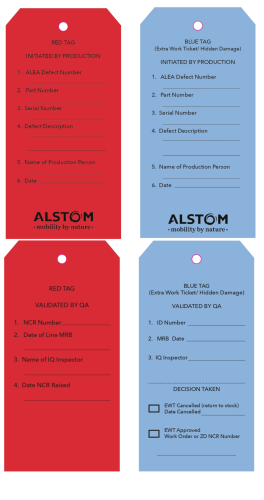 Tags Stringed, Lot of 4000 Red & 2000 Blue