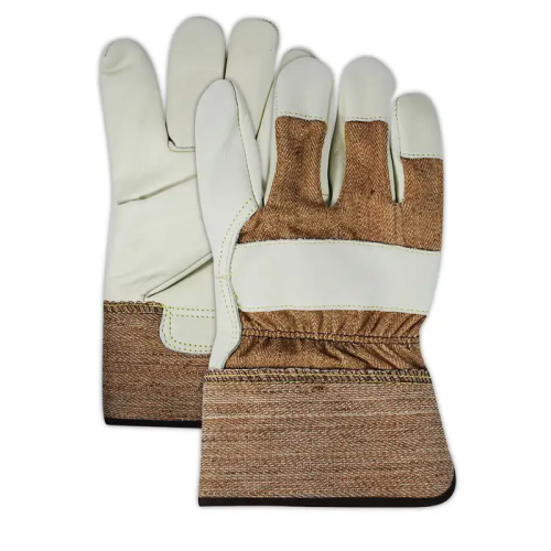 Gloves Grain Leather Palm w/PE Cuff, 2XL
