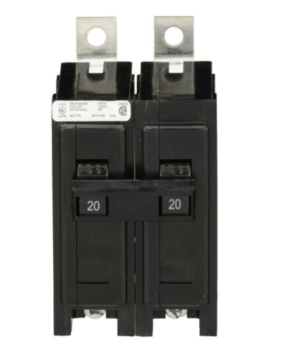Miniature Circuit Breaker, 2-Pole Bolt-On