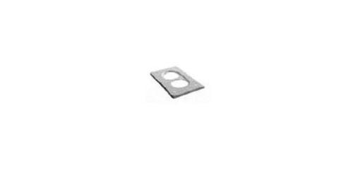 FS6 Unilet Duplex Receptacle Cover Rectangular