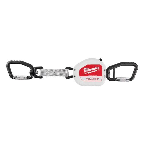 Retractable Tool Lanyard, 5 lb Capacity, Nylon/Stainless Steel