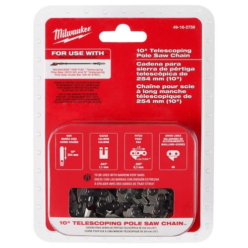 .043" Gauge Saw Chain 10", Replacement