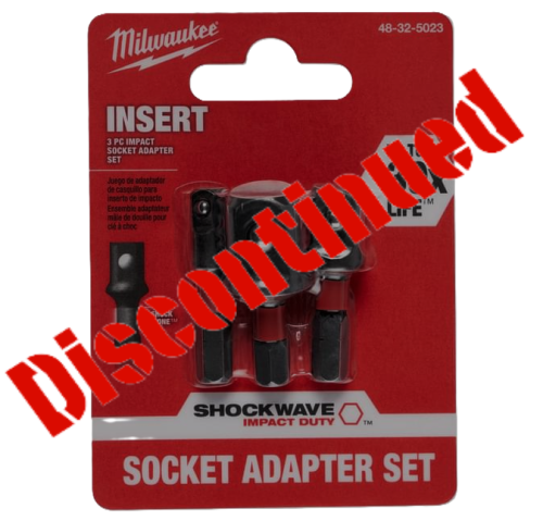 SHOCKWAVE 48-32-5023 3-Piece Heavy Duty Impact Duty Socket Adapter Set