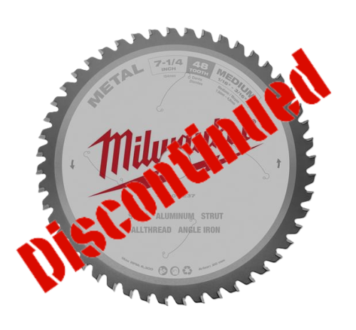 7-1/4" 48T Metal, 20mm, Laser-Cut Circular Saw Blade