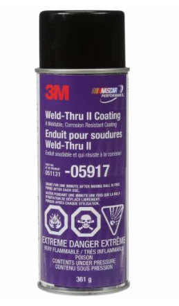 Weld Thru II Coating, 5917, Grey, 12.75 oz.