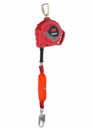 Self Retracting Lifeline, Leading Edge, Red, 50 ft