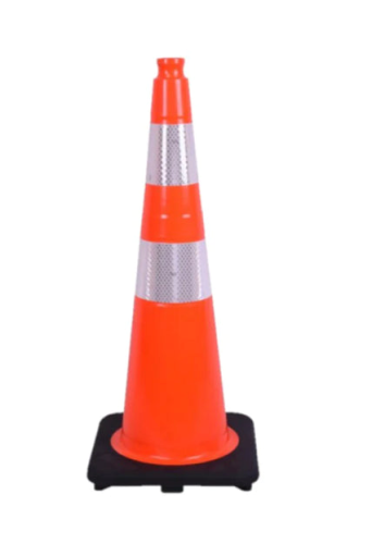 Traffic Cone 36" C/W 4" Collar