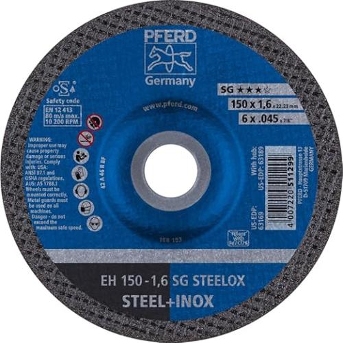 Cut-Off Wheel 6 x .045" Depressed Centre