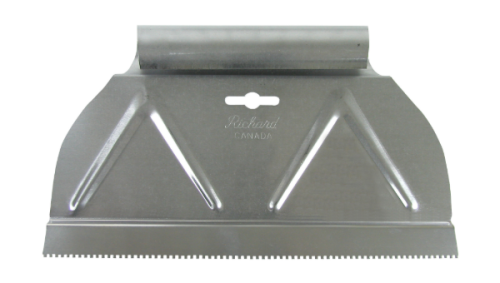Richard 9" Adhesive Spreader (1/16x1/16x1/16) Square Notch