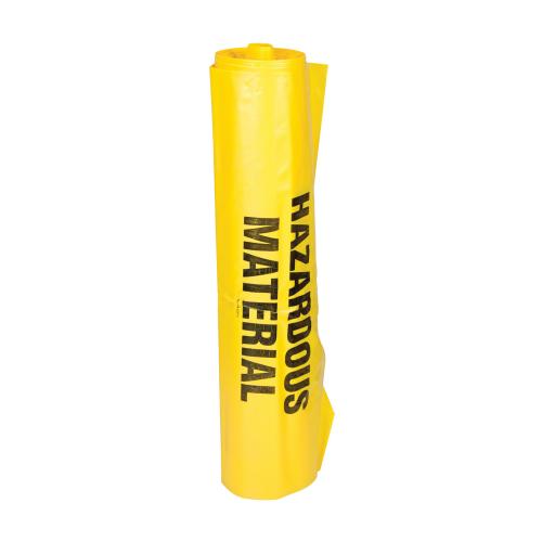 Infectious Hazardous Waste Bag 60"x36", Yellow