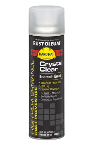 V2100 System Enamel Spray Paint, Clear