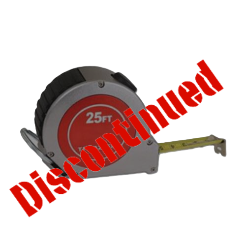 Tether-Ready Measuring Tape, 25 ft L x 1 in W Blade