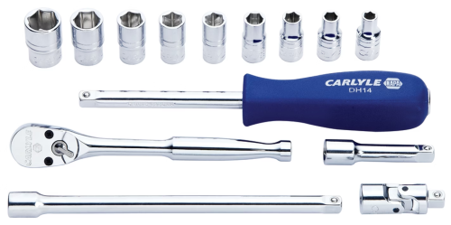 Carlyle Socket Set 1/4 in 14 Pc Set