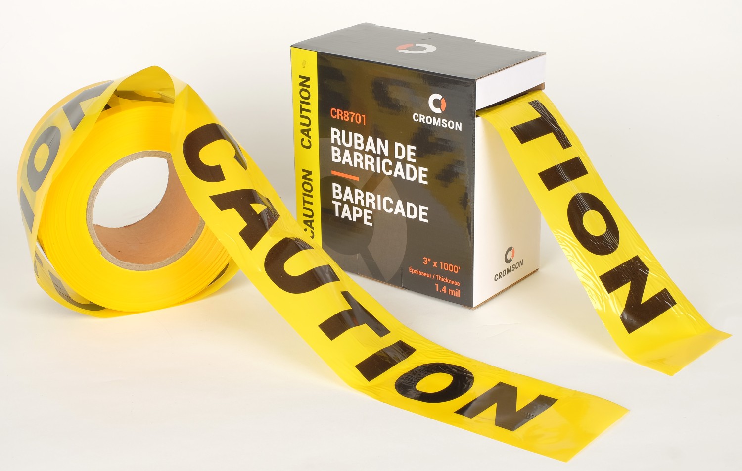 Barricade Tape W/Dispenser Box,