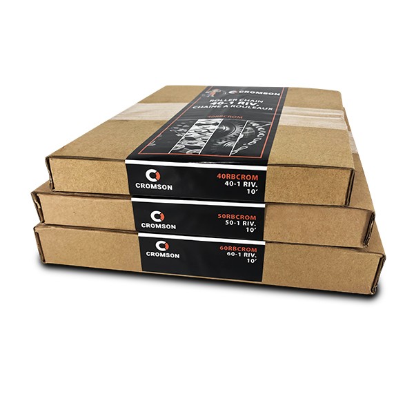 VNC #100-1 Riv Roller Chain – 1-1/4" Pitch, 10 Ft Box With Connecting Link