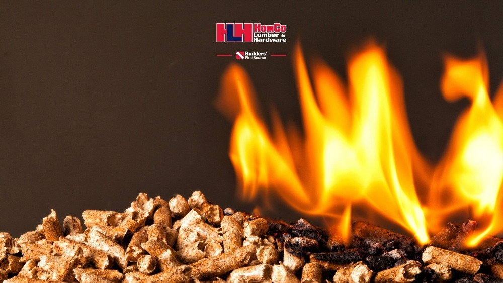 Pellet stove burning in winter as a possible carbon monoxide source