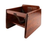 SEAT,BOOSTER W/T-STRAP WALNUT