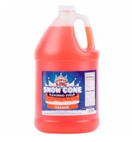 SYRUP,SNOW CONE ORANGE 4GAL/CS