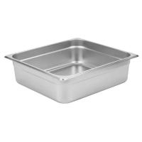 PAN,STEAM TABLE 4"D SS 2/3 SIZ