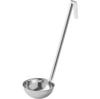 LADLE,12 OZ ONE-PIECE SS