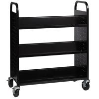 CART,BOOK 6SHELF 38X18X46 1/4