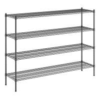 KIT, 4-SHELF 18X72 NSF BLK EPO