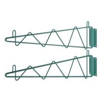 BRACKET,WALL MT 24"D GRN 2/SET