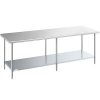 TABLE,WORK 30X96 SS 18GA W/SHE