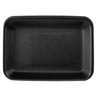 TRAY,8H BLACK UNPADDED 400/CS