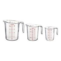 SET,CUP MEASURING 3-PC CL PLAS