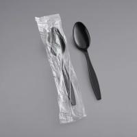 SPOON,SOUP HVY WRAPPED BLK 1M