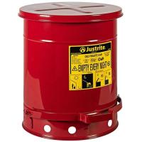 CAN,WASTE OILY 10GL RED HANDS
