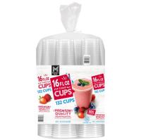 CUPS, PLASTIC 16 OZ CLR MM 132