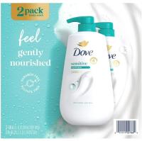 WASH,BODY DOVE SENSITIVE 30.6/