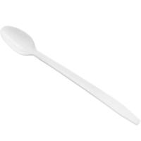 SPOON,SODA 8"" WHITE 1M/CS"